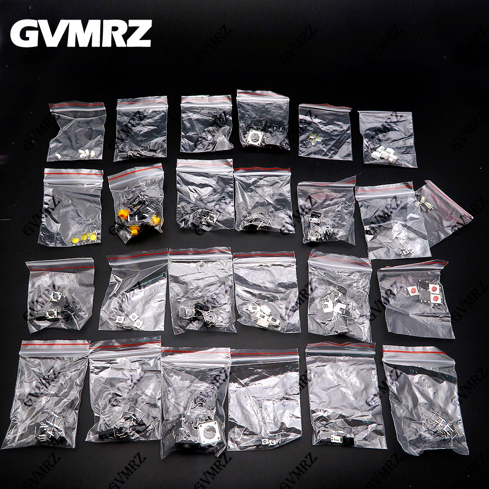 Diy Electronics Repair - 125PCS 25Values Assorted Push Button Switch