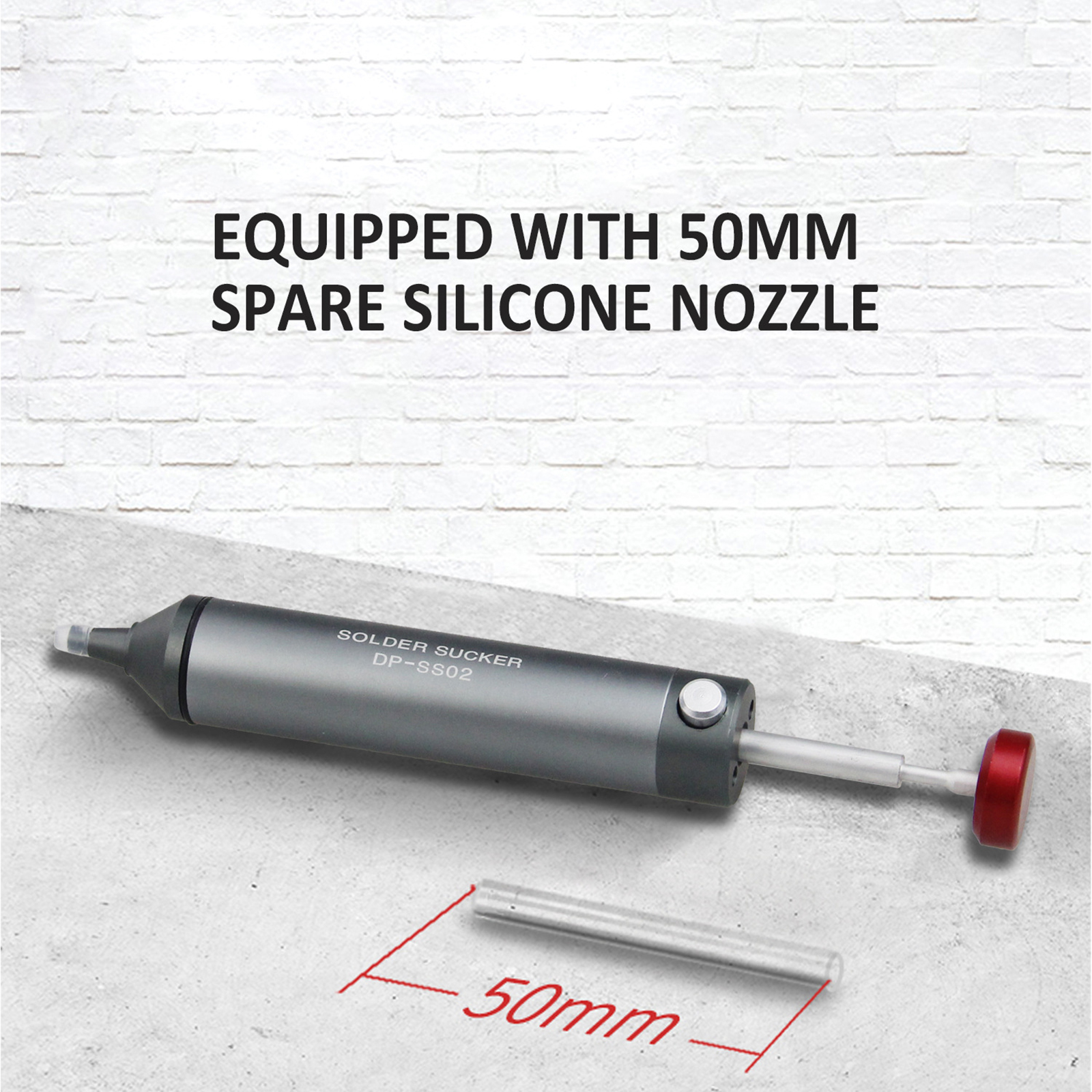 Desoldering Pump Solder - 1 Pcs Solder sucker Aluminum alloy