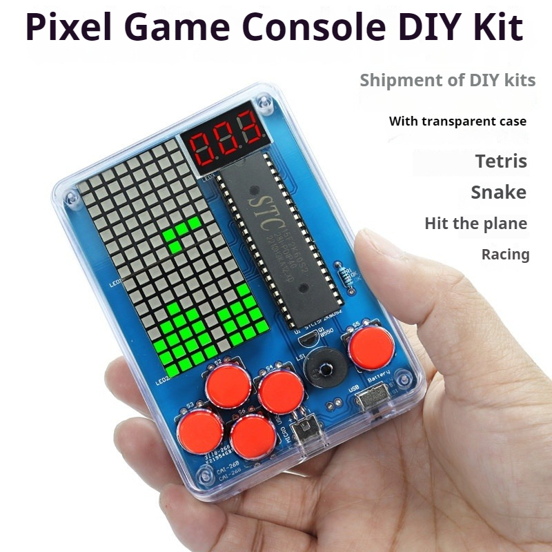 Diy Electronics India - Pixel Game Machine Production Kit, 51