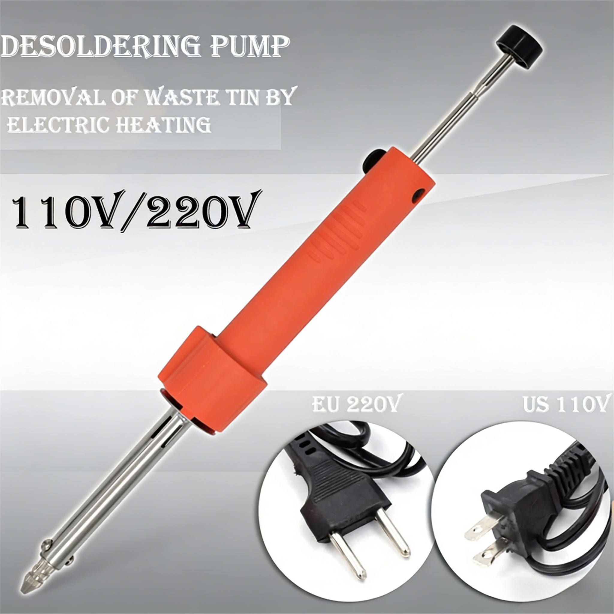 Desoldering Pump Solder - 36W Electric Dual Purpose Solder Absorber