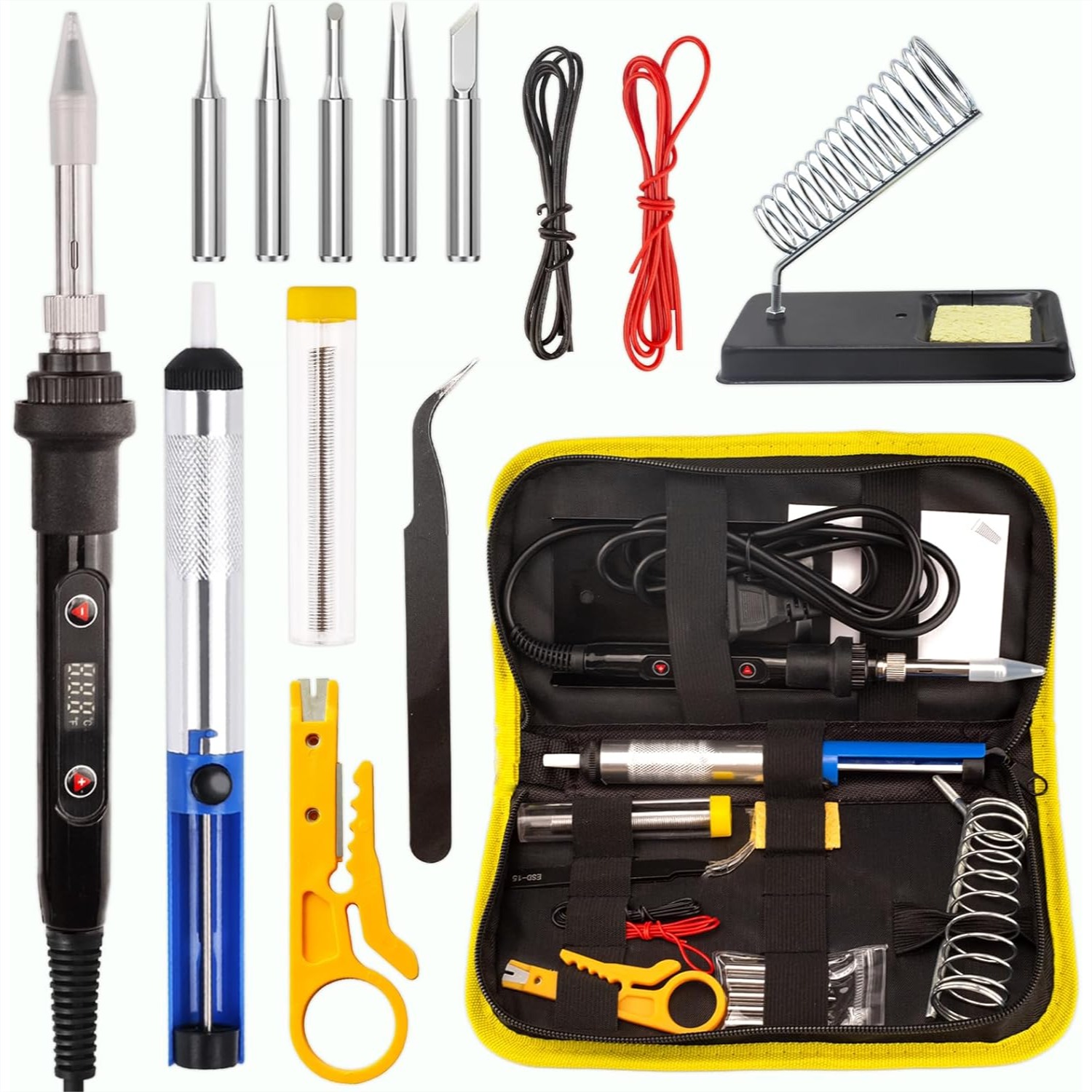 Diy Electronics Repair - 80W Soldering Iron Kit with LCD