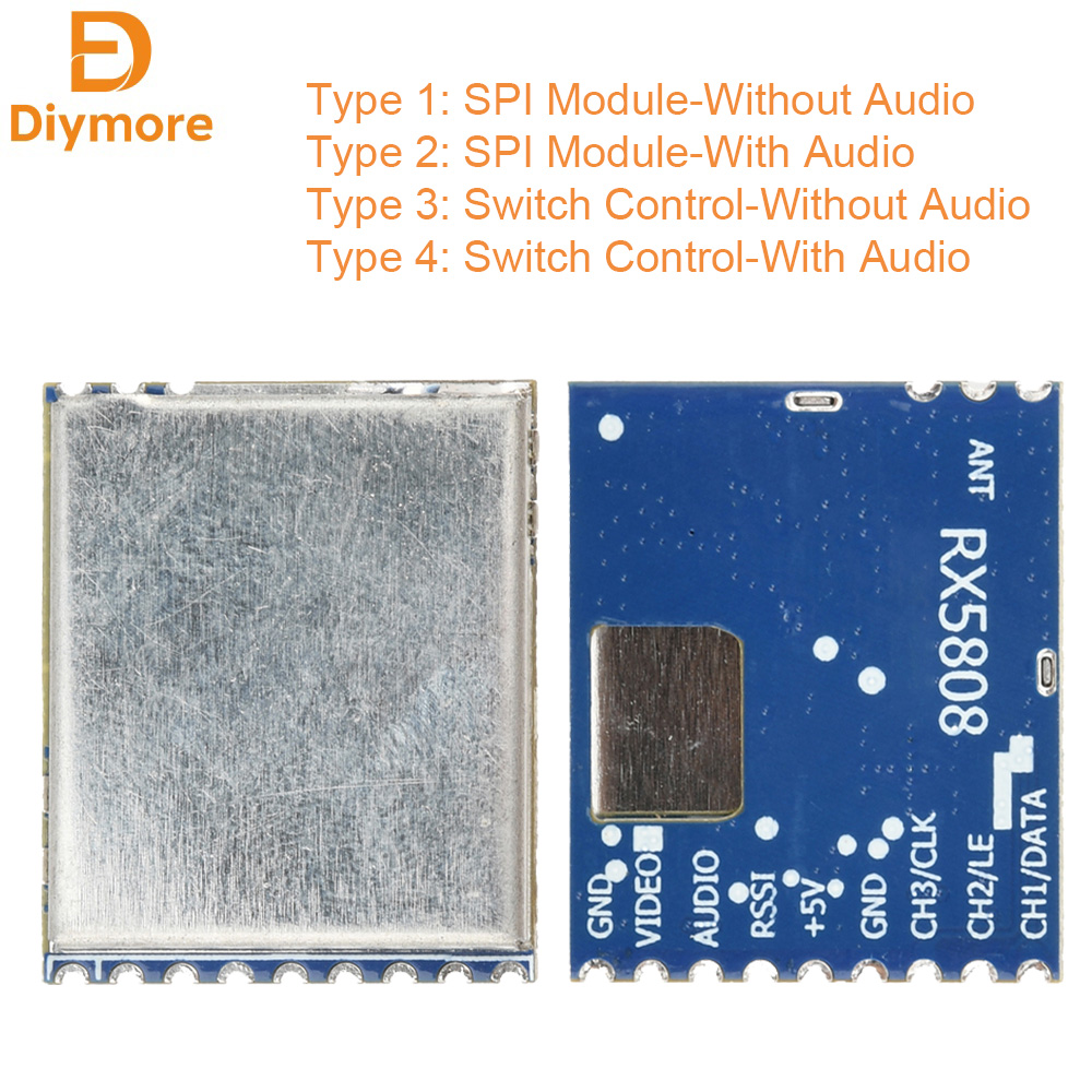 RX5808 4.9G-5.8G Audio Receive - Diy Electronics Videos avaliação e preço