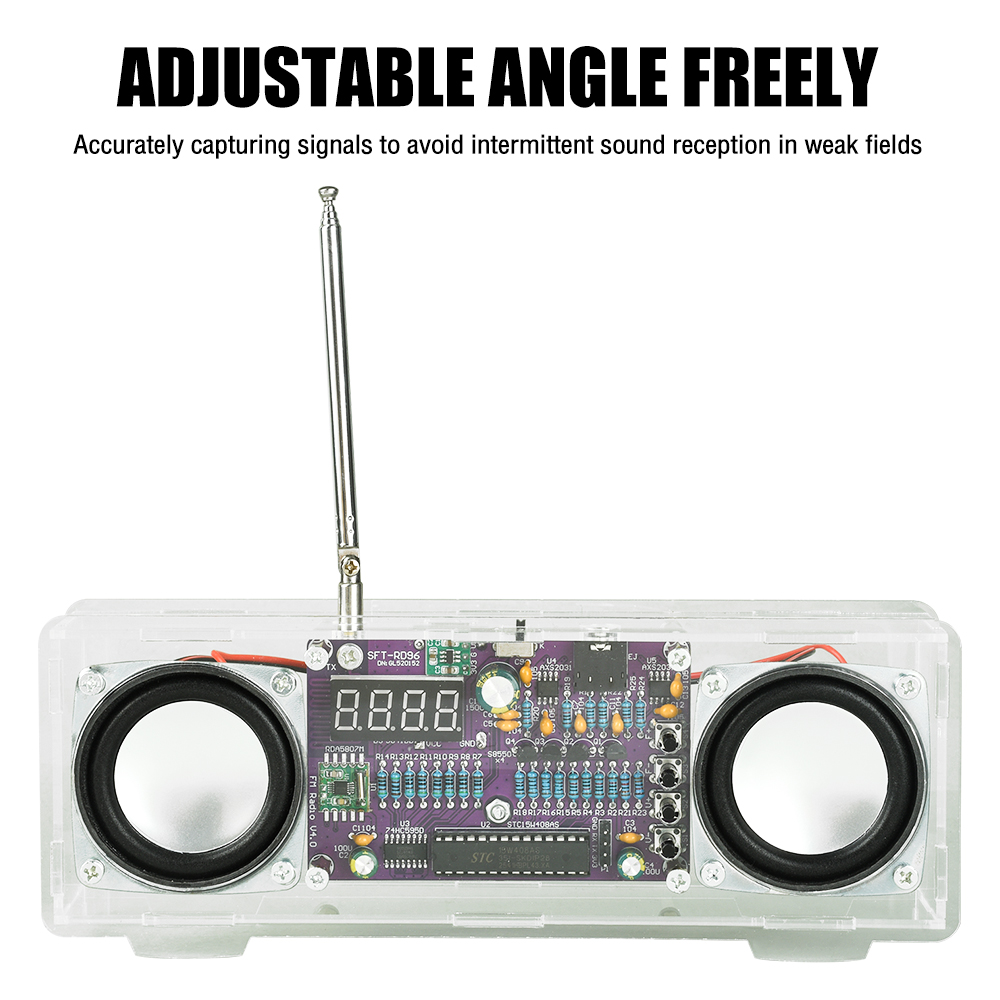 Dual Channel Electronic FM Rad - Diy Electronics Youtube Channel avaliação e preço