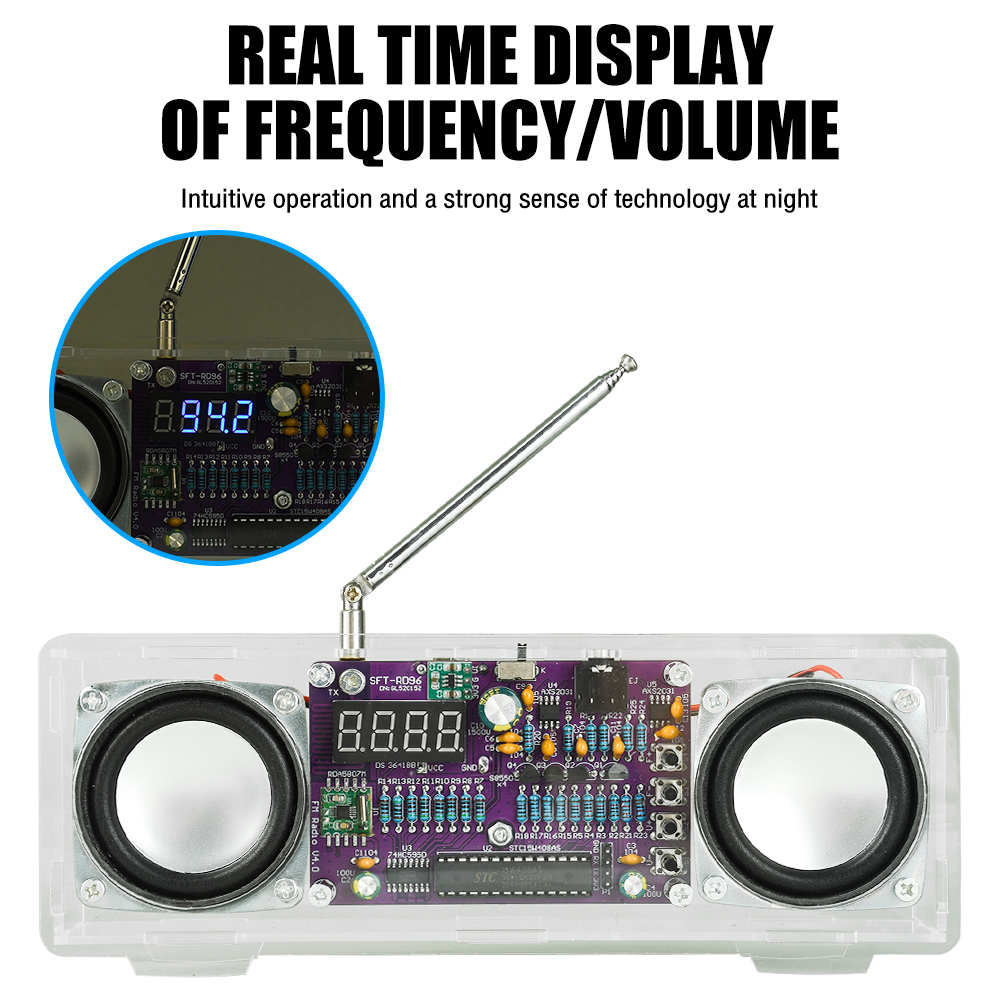 Dual Channel Electronic FM Rad - Diy Electronics Youtube Channel avaliação e preço
