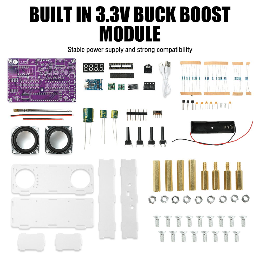 Dual Channel Electronic FM Rad - Diy Electronics Youtube Channel avaliação e preço