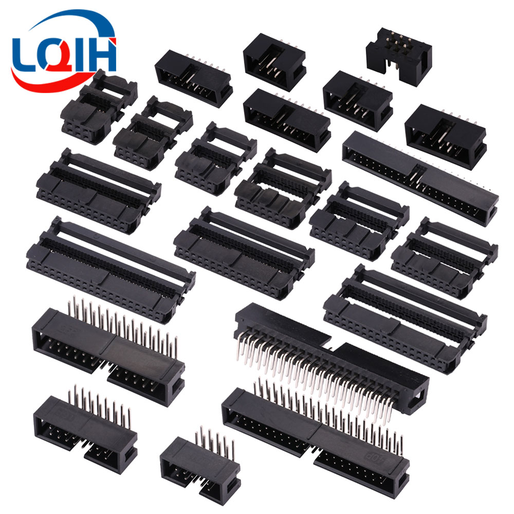 2.54mm Pitch FC 6/8/10/12/14/1 - Male Female Header Pin avaliação e preço