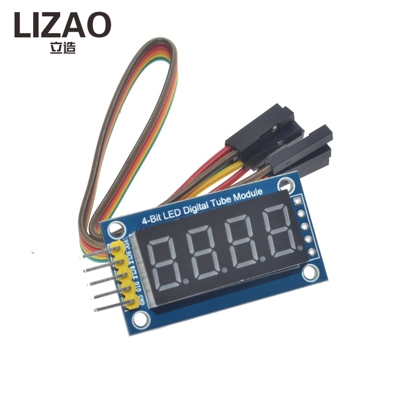 LIZAO 4 Bits Digital Tube LED  - Diy Electronics Youtube avaliação e preço