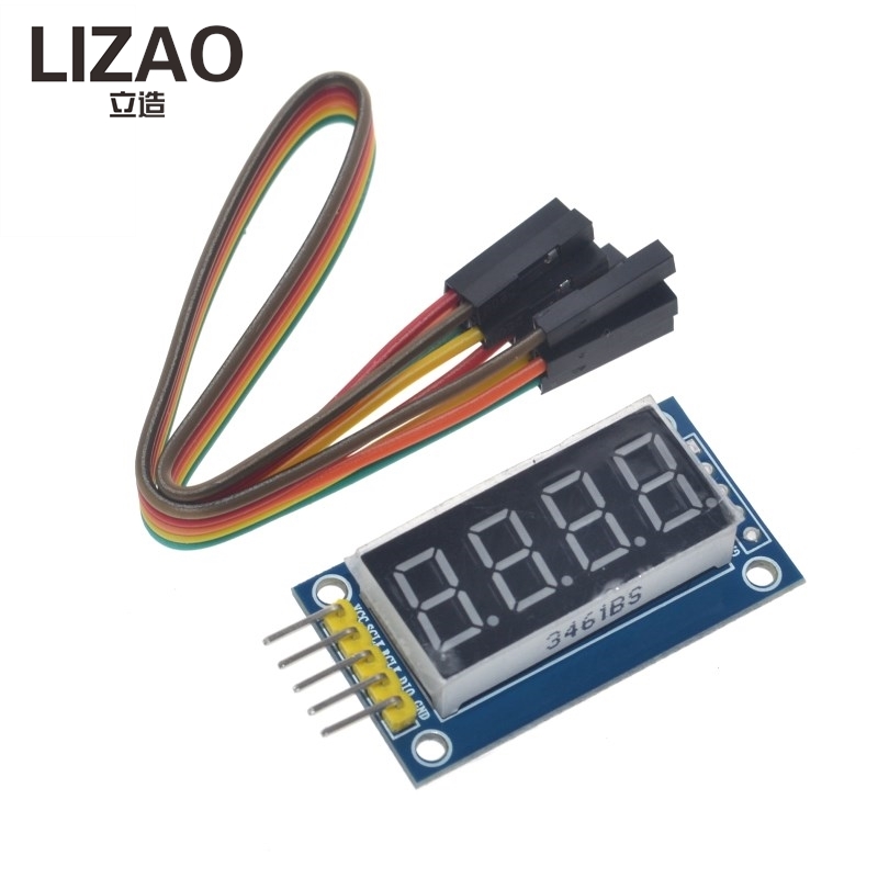LIZAO 4 Bits Digital Tube LED  - Diy Electronics Youtube avaliação e preço