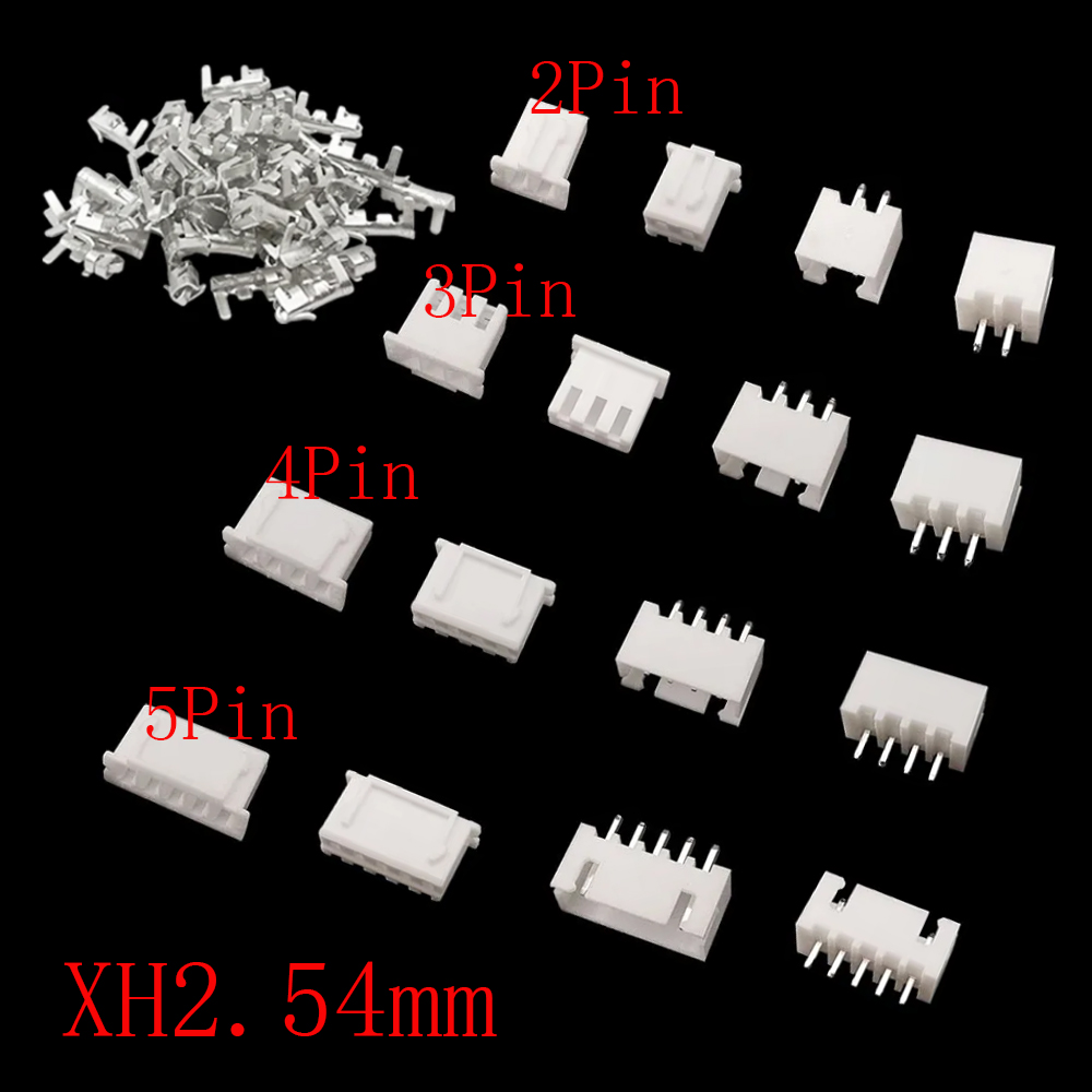 100Pcs XH2.54 JST Connector Te - Male Female Header Pin avaliação e preço
