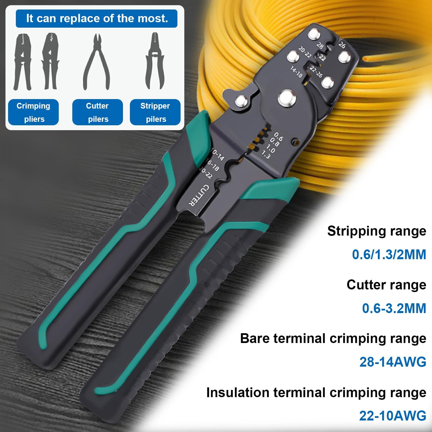 Wire Crimping Tool Multifuncti - Wire Stripper Cutter avaliação e preço