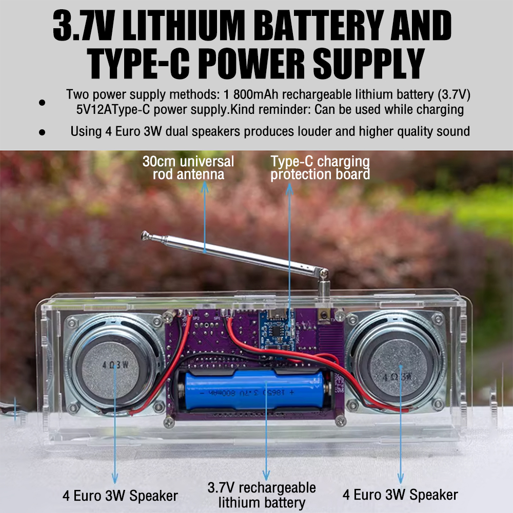 87.5MHz~108MHz FM Radio Electr - Diy Electronics Youtube Channel avaliação e preço