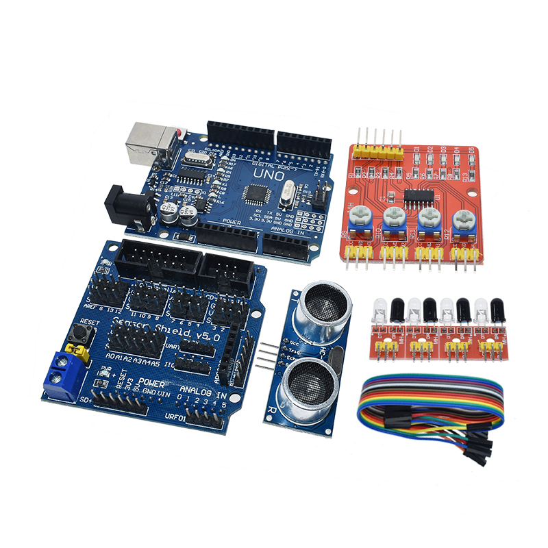 For Arduino UNO R3 Robot 4WD C - Diy Electronics India avaliação e preço