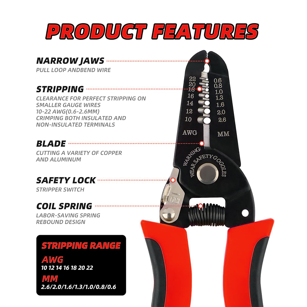 Wire Cutter, Wire Stripper Cri - Wire Stripper Cutter avaliação e preço