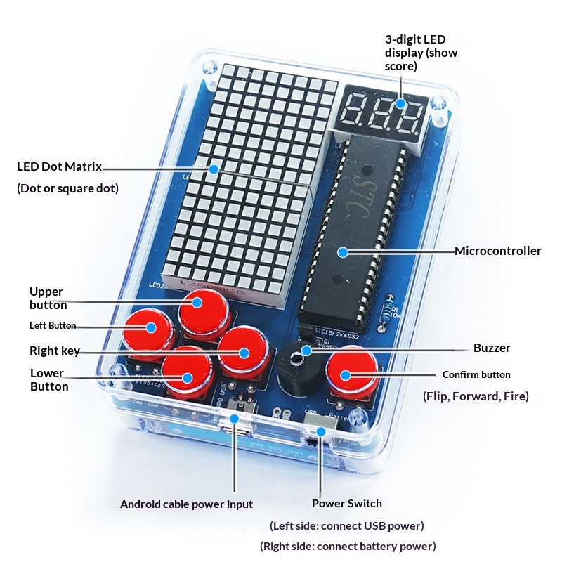 Pixel Game Machine Production  - Diy Electronics India avaliação e preço