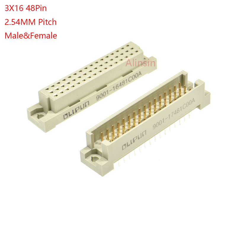 5pcs din 41612 Connector 3 Row - Male Female Header Pin avaliação e preço