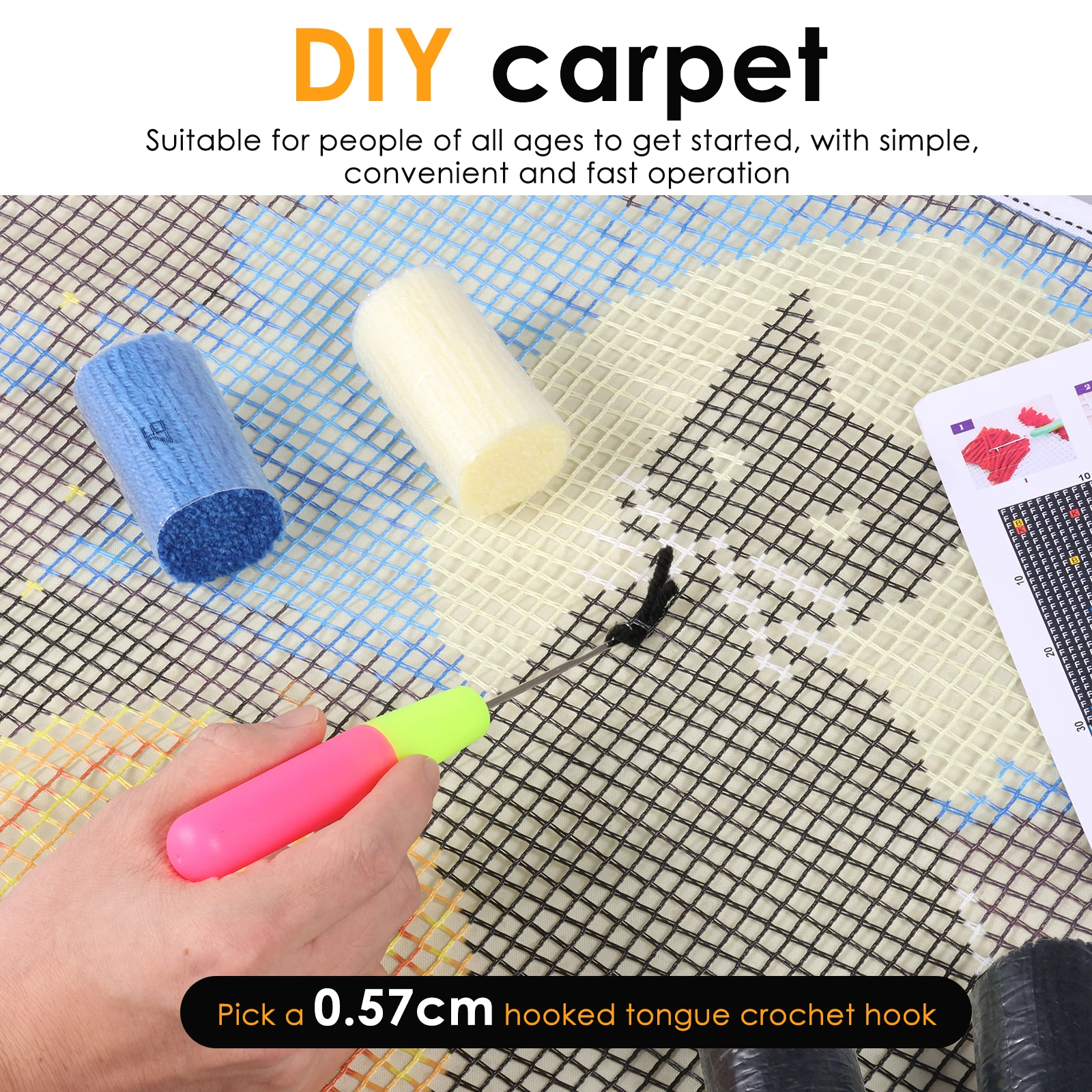 Latch Hook Kits DIY Animal Pat - Diy Electronics Kits For Adults avaliação e preço