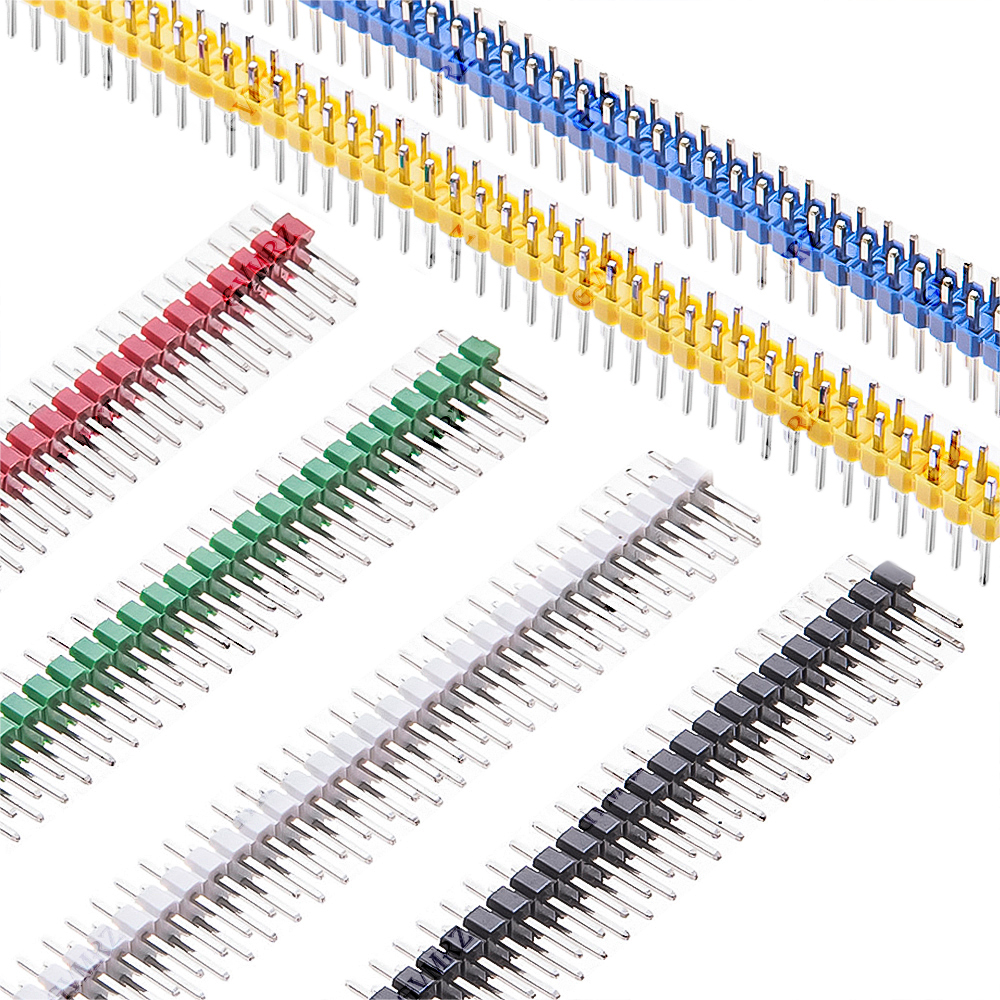 10PCS 2.54MM 2 * 2/3/4/6/8/10/ - Male Female Header Pin avaliação e preço