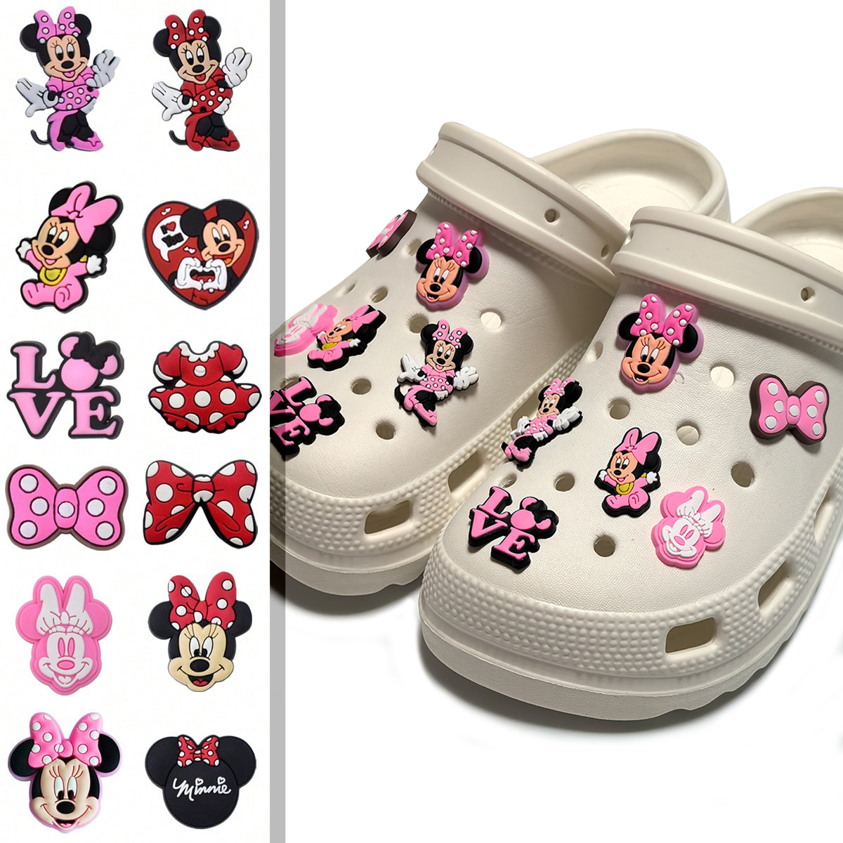 Cute Mickey Minnie Mouse Shoe  - Diy Mouse Electronics avaliação e preço