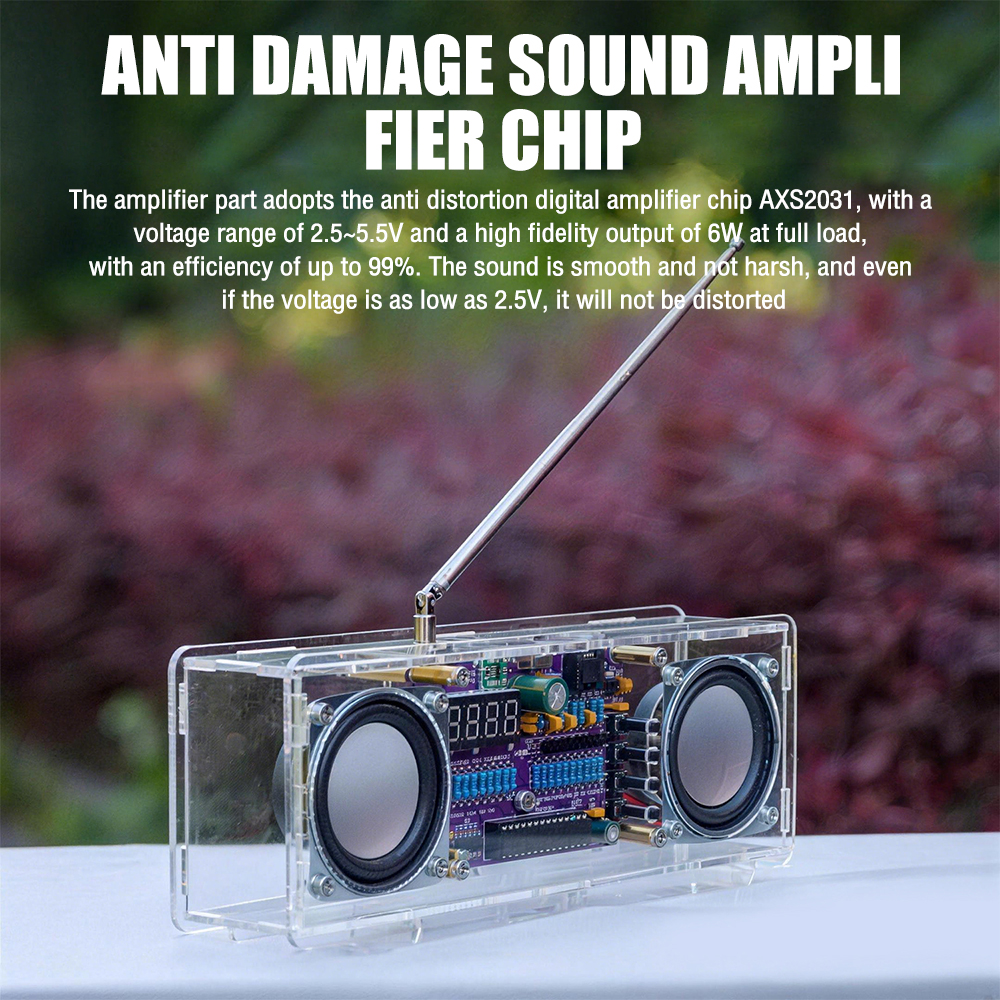 FM Radio Electronic 87.5MHz~10 - Diy Electronics Youtube Channel avaliação e preço