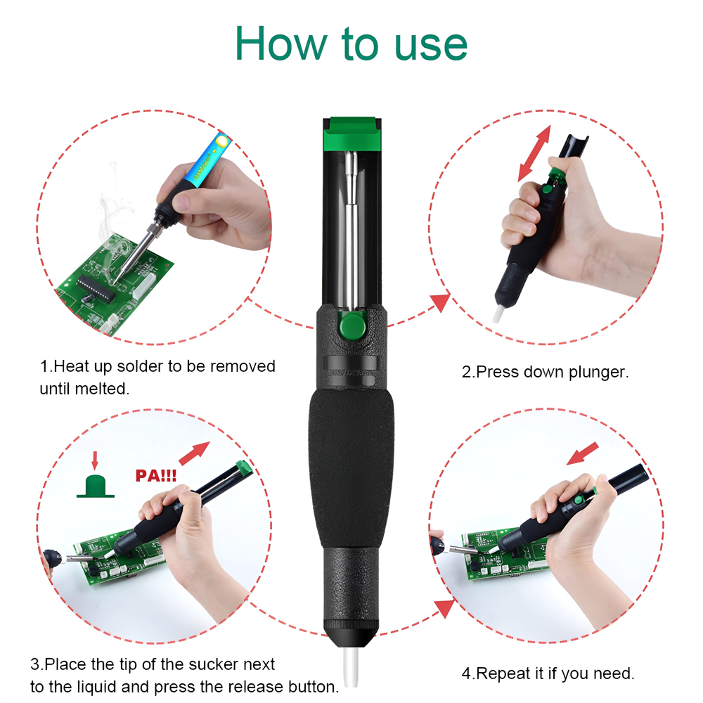 Metal Desoldering Pump Suction - Desoldering Pump Solder avaliação e preço