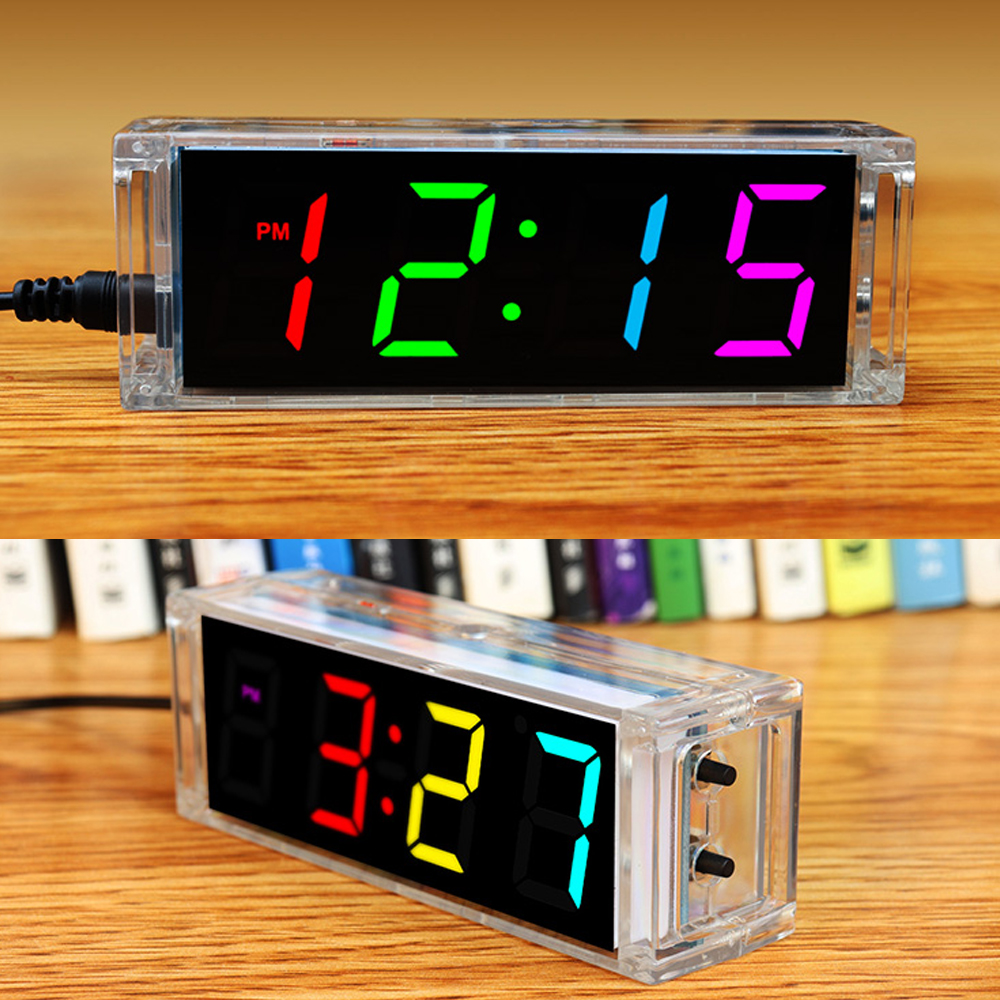 Digital Tube DIY Clock Kit Tem - Diy Electronics Youtube avaliação e preço
