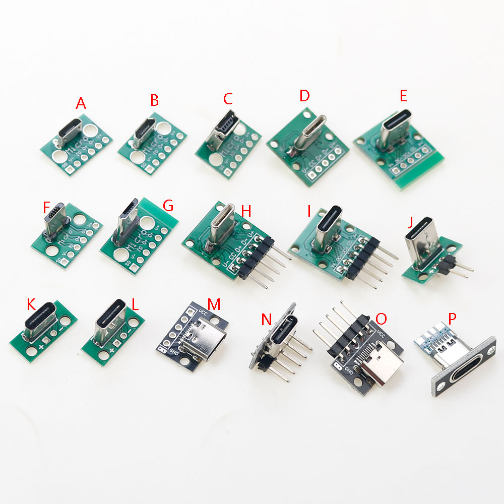 Micro Mini USB Type C 2Pin USB - Male Female Header Pin avaliação e preço