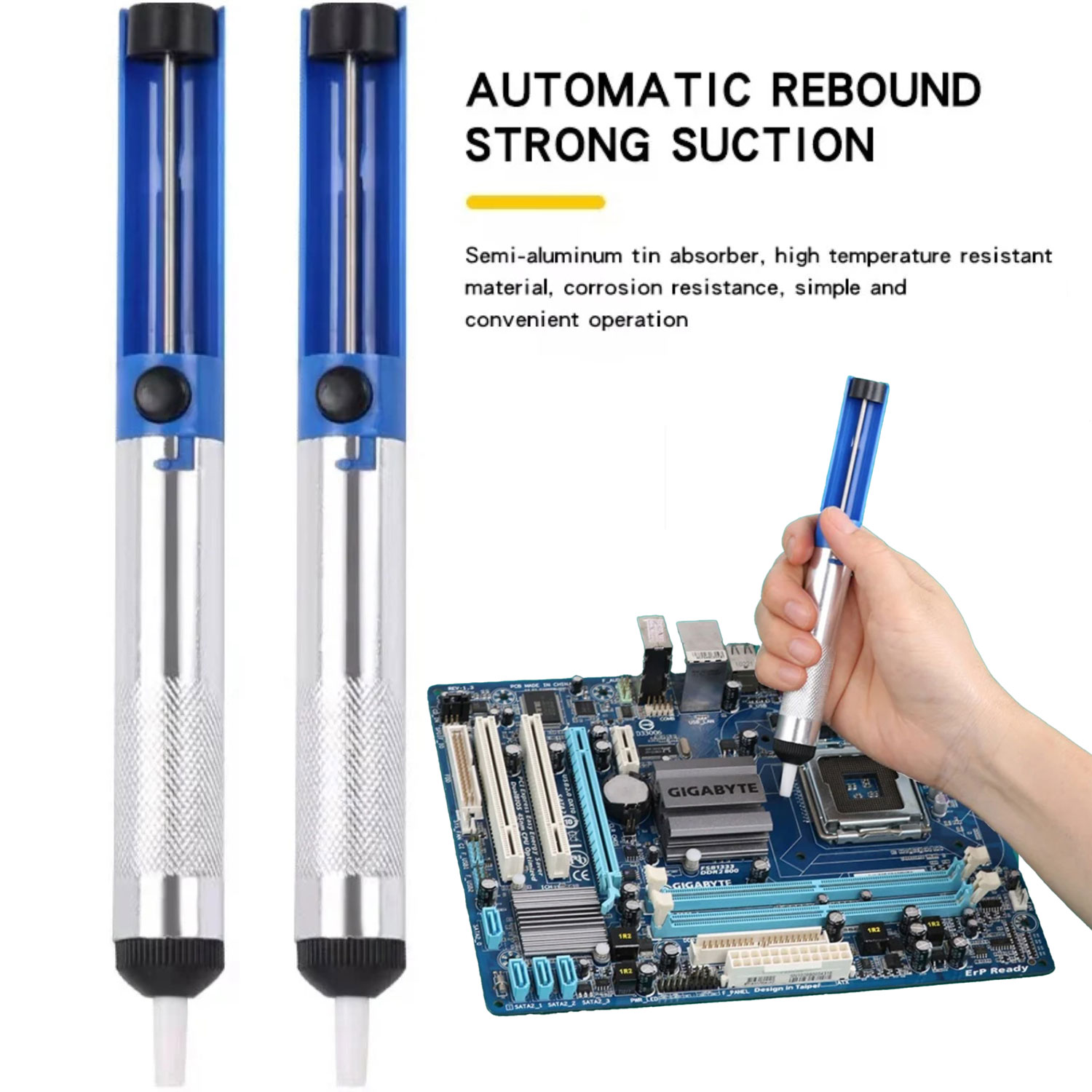 Aluminum Metal Desoldering Pum - Desoldering Pump Solder avaliação e preço