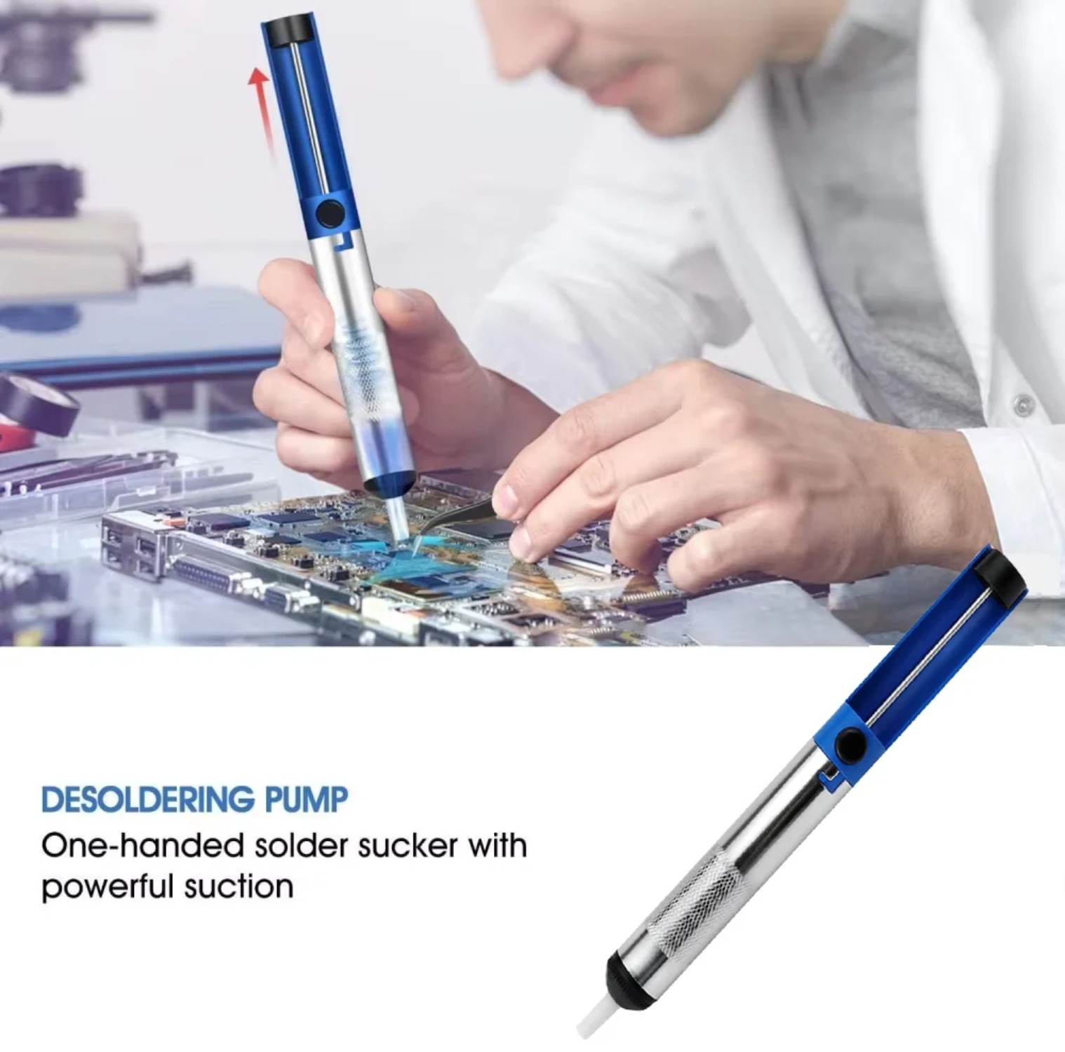 Aluminum Metal Desoldering Pum - Desoldering Pump Solder avaliação e preço