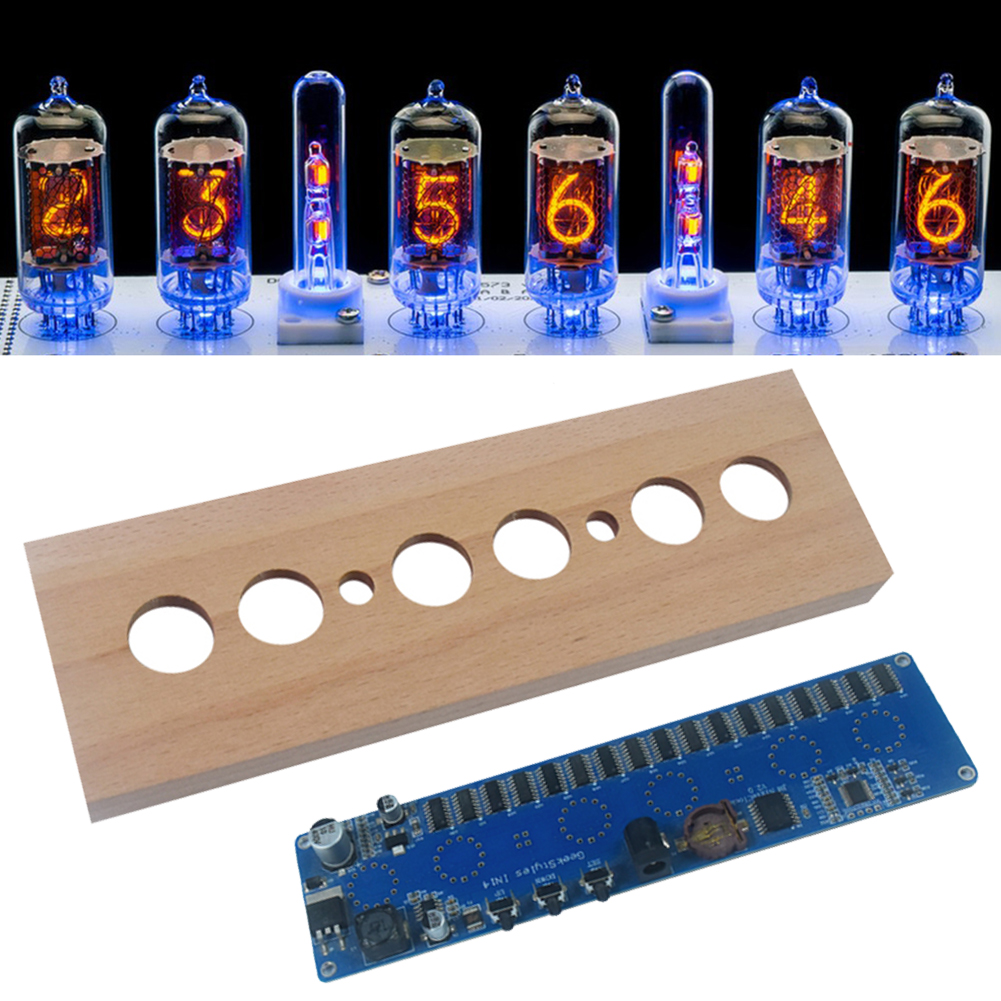 IN14 Glow Tube Clock DIY Tube  - Diy Electronics Youtube avaliação e preço