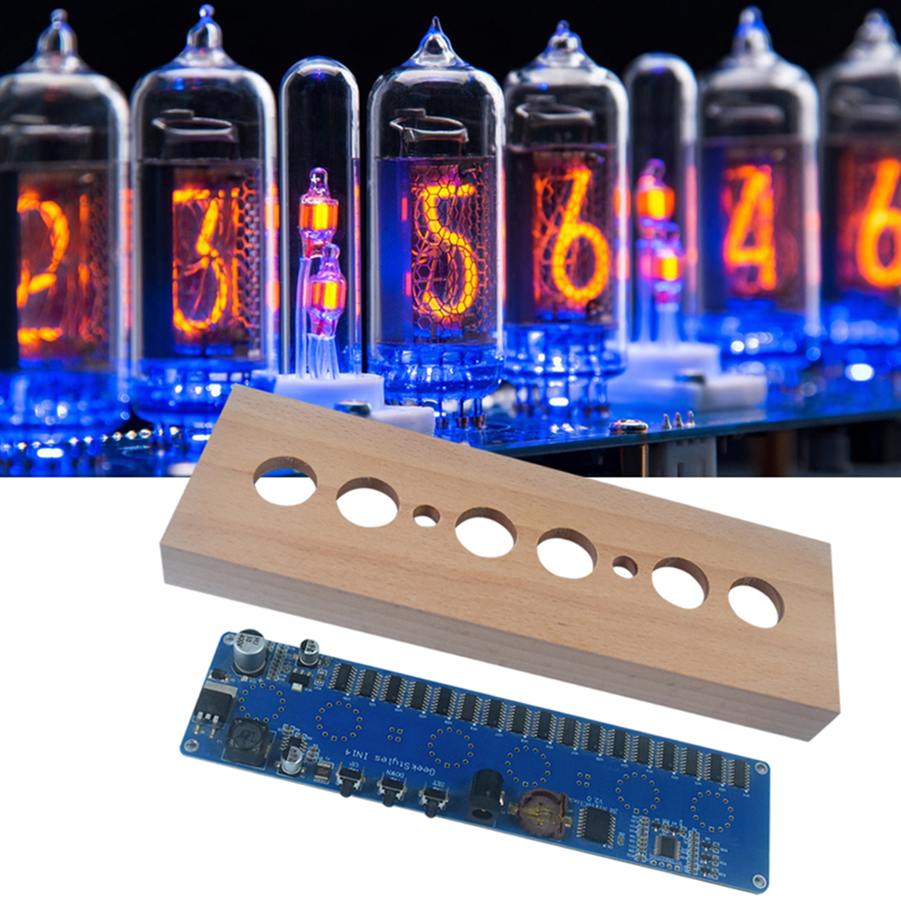 IN14 Glow Tube Clock DIY Tube  - Diy Electronics Youtube avaliação e preço