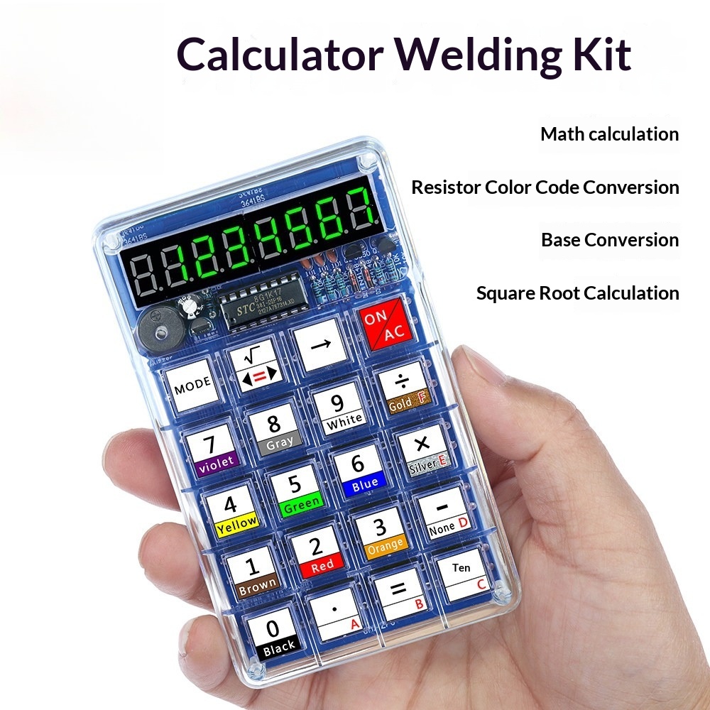 Calculator Production Kit, Ele - Diy Electronics Youtube avaliação e preço