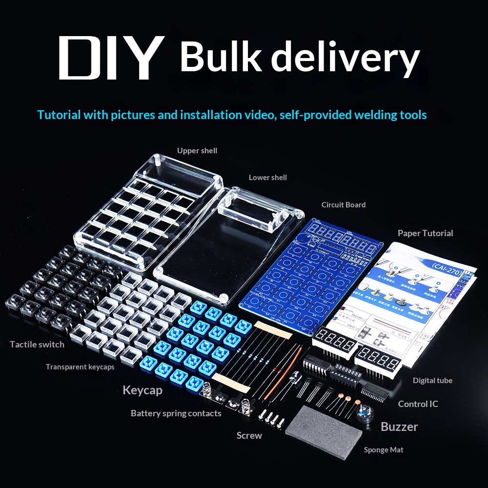 Calculator Production Kit, Ele - Diy Electronics Youtube avaliação e preço