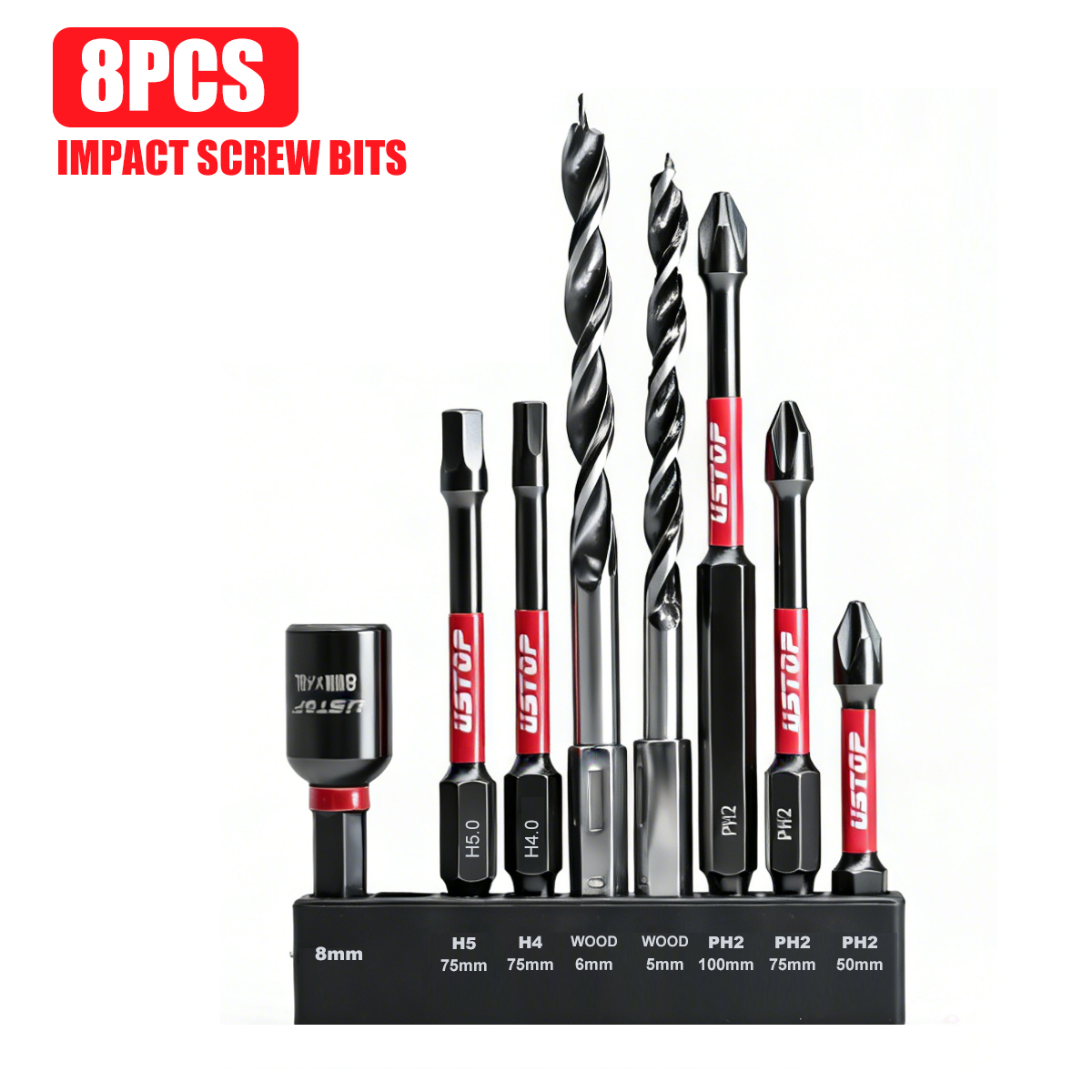 8-Piece Magnetic Impact Bit an - Homemade Diy Electronics avaliação e preço