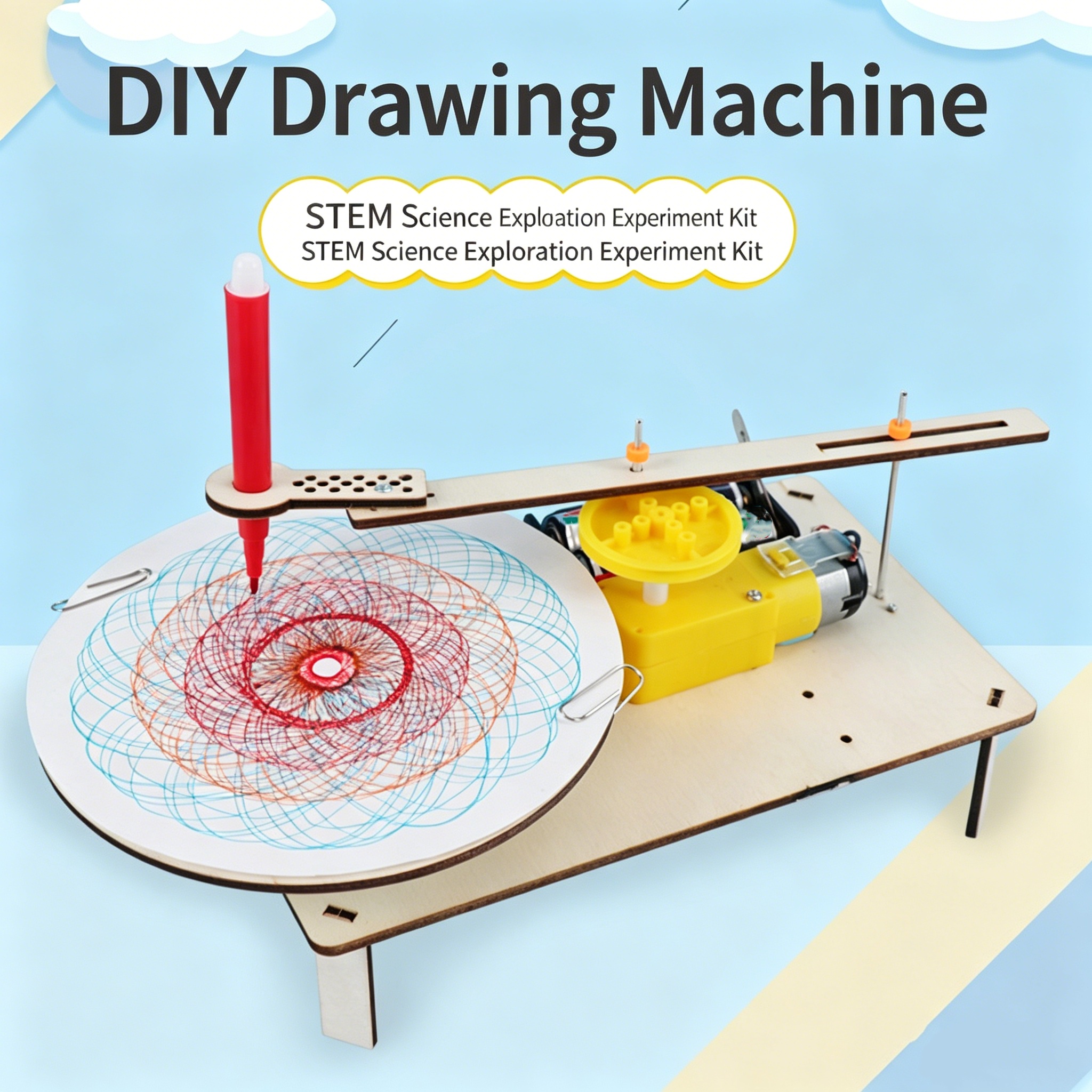 DIY Wooden Electric Plotter Dr - Diy Electronics Kits For Adults avaliação e preço