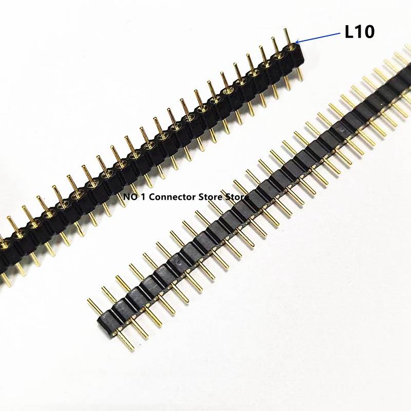 1PCS 2.54mm Pitch Round Hole M - Male Female Header Pin avaliação e preço