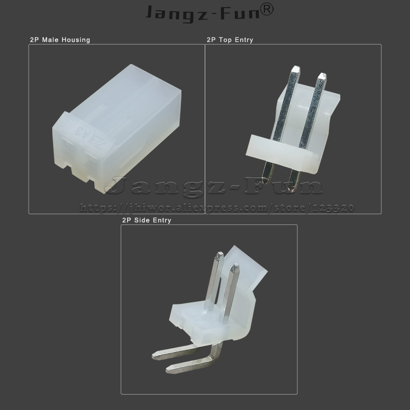 50pcs 2P CH 3.96 Plug 3.96mm M - Male Female Header Pin avaliação e preço