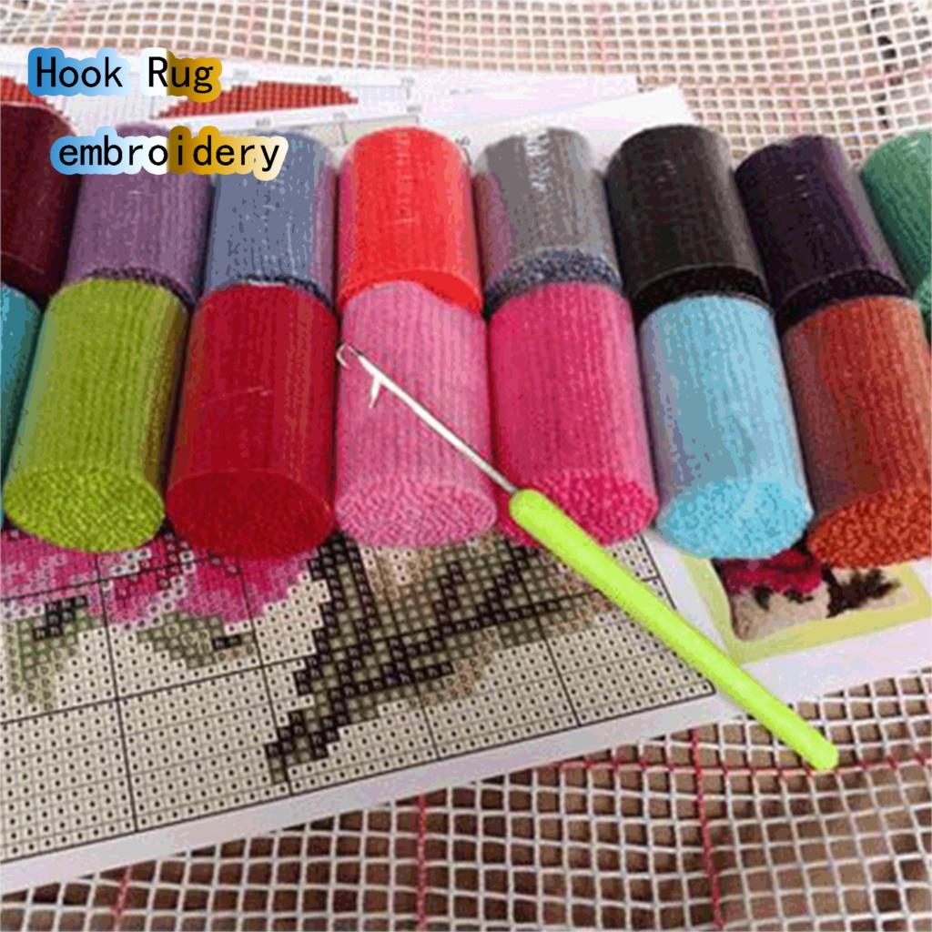 Flowers latch hook for adults  - Diy Electronics Kits For Adults avaliação e preço