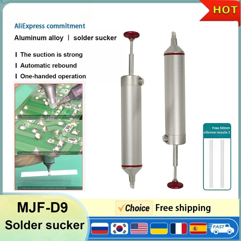 ANSIKI MJF-D9 Solder Sucker Al - Desoldering Pump Solder avaliação e preço