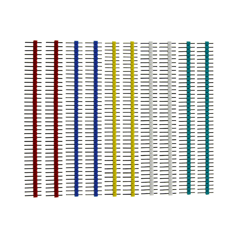 200pcs 1X40 Pin MALE Single Wi - Male Female Header Pin avaliação e preço
