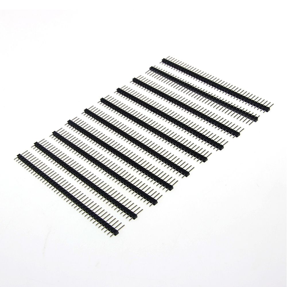 200pcs 1X40 Pin MALE Single Wi - Male Female Header Pin avaliação e preço
