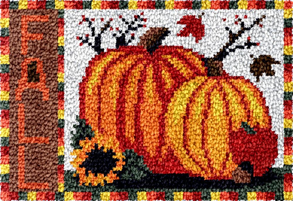 Pumpkin Latch hook kit with pr - Diy Electronics Kits For Adults avaliação e preço