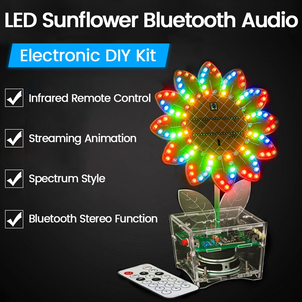 DIY Sunflower Bluetooth Speake - Diy Electronics India avaliação e preço