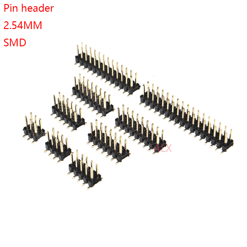 10PCS SMD SMT 2*2/3/4/5/6/7/8/ - Male Female Header Pin avaliação e preço