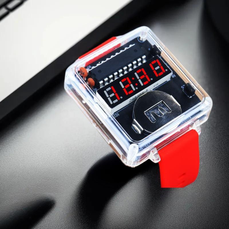 1Set DIY Electronic Watch Kit  - Diy Electronics Youtube avaliação e preço