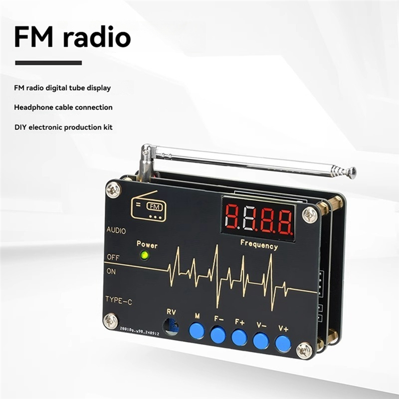 A73E-RDA5807M FM Radio DIY Kit - Diy Electronics Youtube avaliação e preço