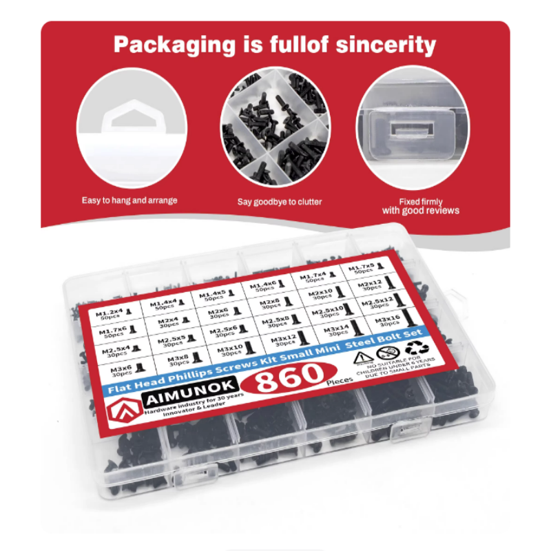860PCS Small Screws Assortment - Diy Electronics Repair avaliação e preço
