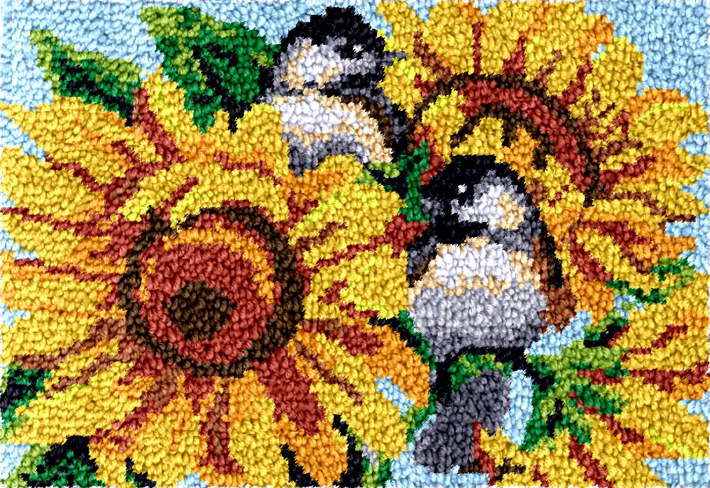 Latch Hook Rug Kits birds and  - Diy Electronics Kits For Adults avaliação e preço