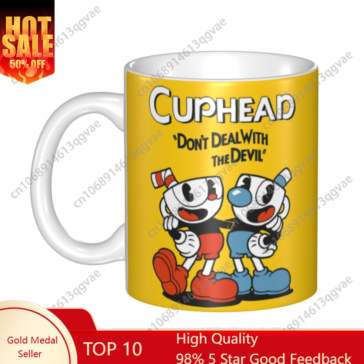 CupHead And Mug Man Coffee Mug - Diy Electronics Videos avaliação e preço