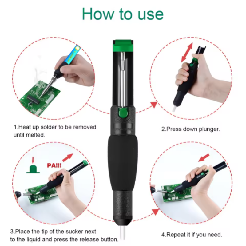Powerful Desoldering Pump Suct - Desoldering Pump Solder avaliação e preço