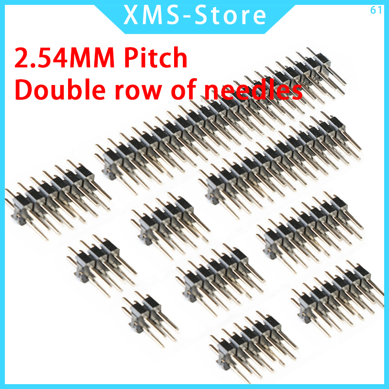 2.54mm double row male PCB boa - Male Female Header Pin avaliação e preço